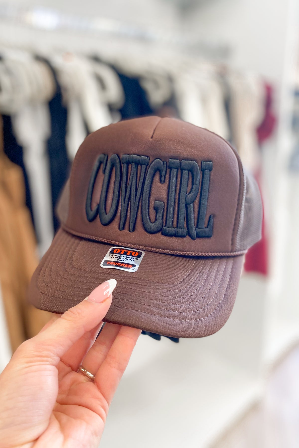 COWGIRL TRUCKER HAT